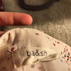 Ba&sh midi dress cream flower